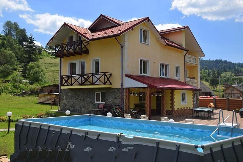Karpatskyi Maetok Otel Slavske Dış mekan fotoğraf